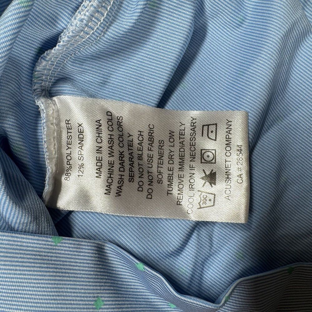 Footjoy Polo Performance Golf Polo Mens Size Large‎ Short Sleeve Polka Dot - Picture 7 of 14